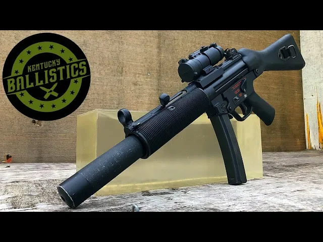 mp5 vs ballistic gel (full auto friday